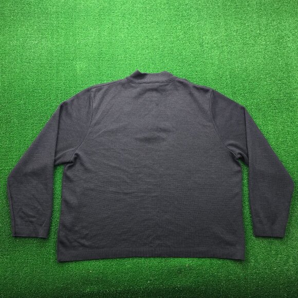 Fedex Sweatshirt Mens 4XL Black 1/4 Zip Pullover Employee Uniform Work Wear - Picture 7 of 7